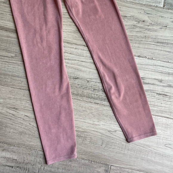 Vuori Washed Studio Leggings In Washed Marsala Stretch Wicking Fabric SZ M - Picture 10 of 12